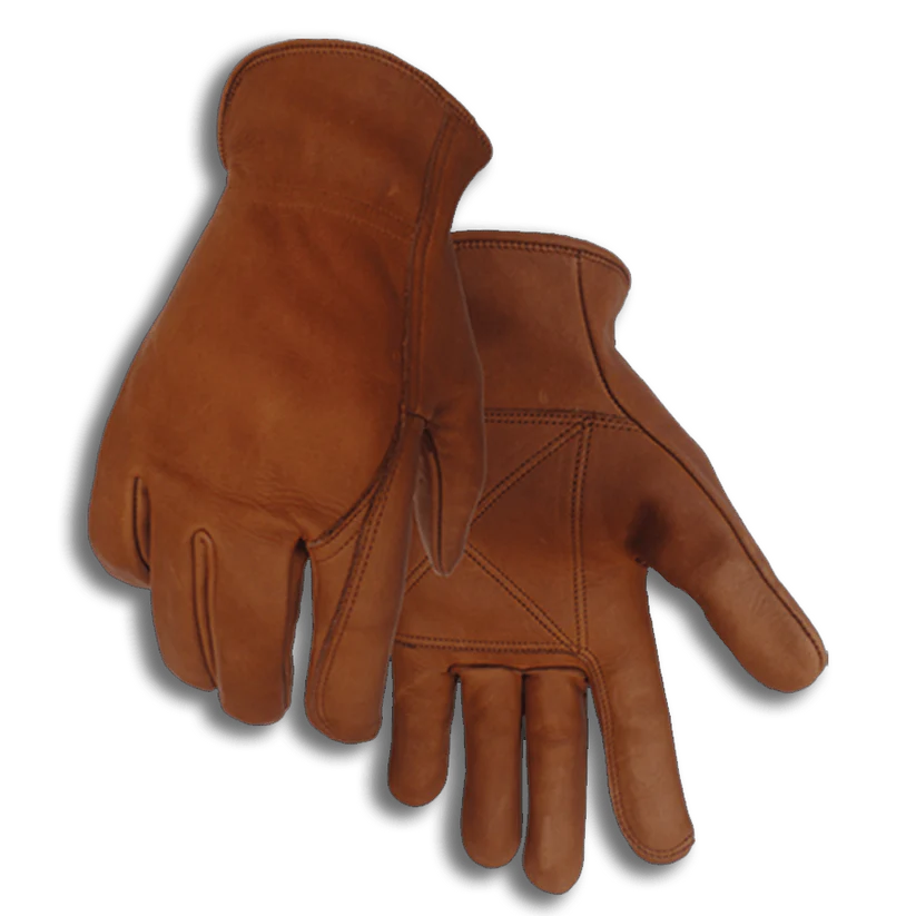 208 GOLDEN STAG COWHIDE PATCH PALM