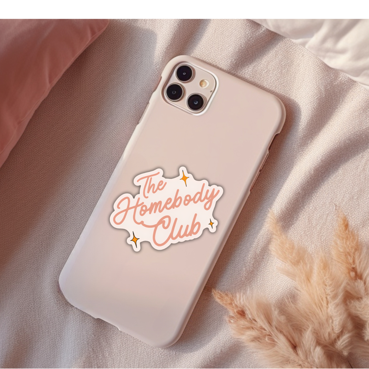 Homebody Sticker, The Homebody Club Cozy Introvert Decal