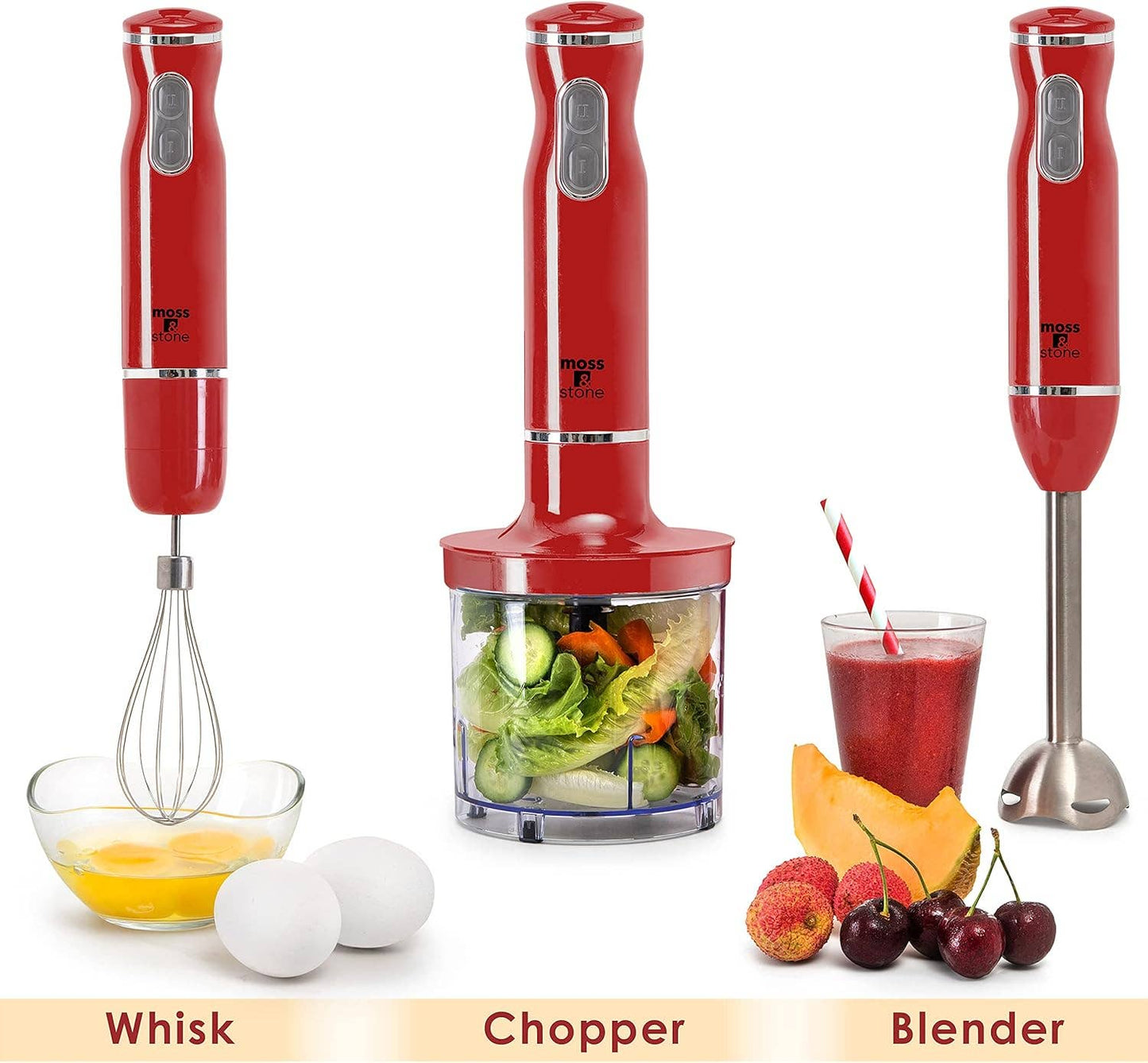 Hand Blender Electric With Add On's - Black