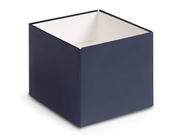 Gift & Gourmet Boxes: Matte Navy / 25 Pack / 10x10x2" Lid Only