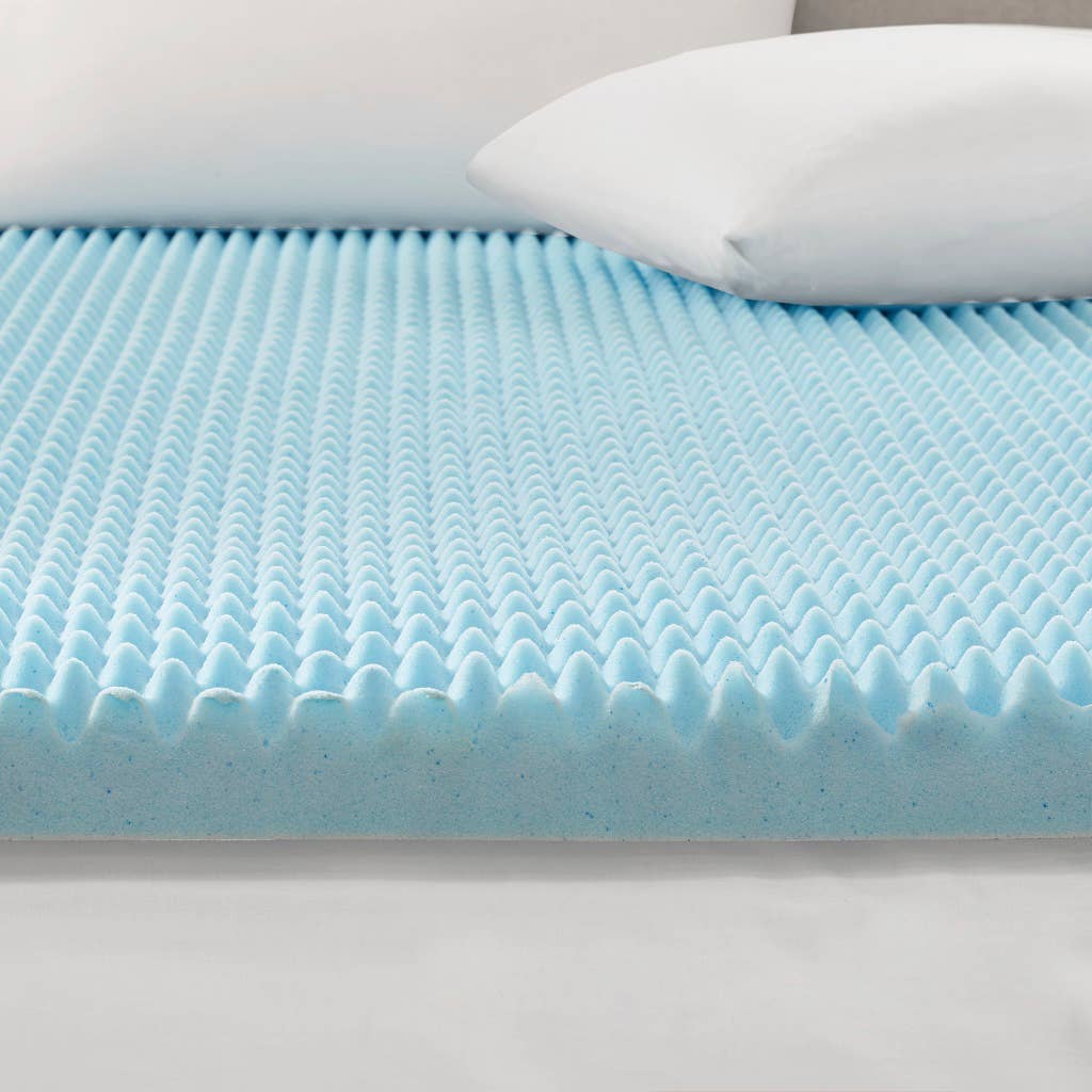Cooling Gel Memory Foam Mattress Topper 1.5" or 3": Queen / 1.5" Thick