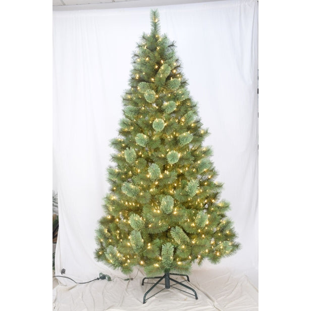 Prelit LED Pine Tree Clear Lodgepole - 7ft