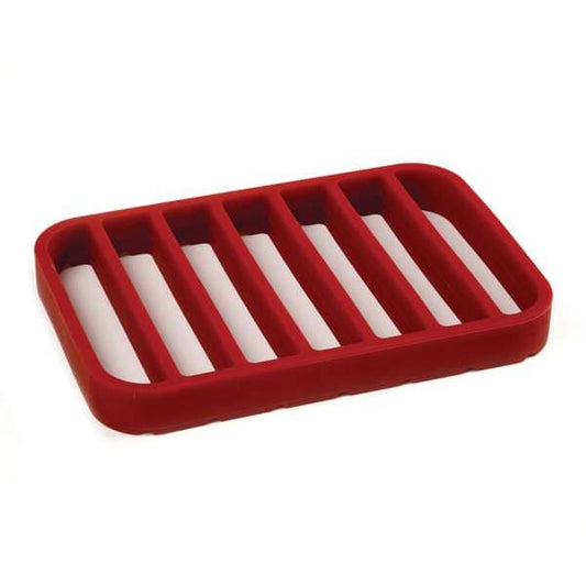 299 RECTANGLE SILICONE ROAST RACK, RED