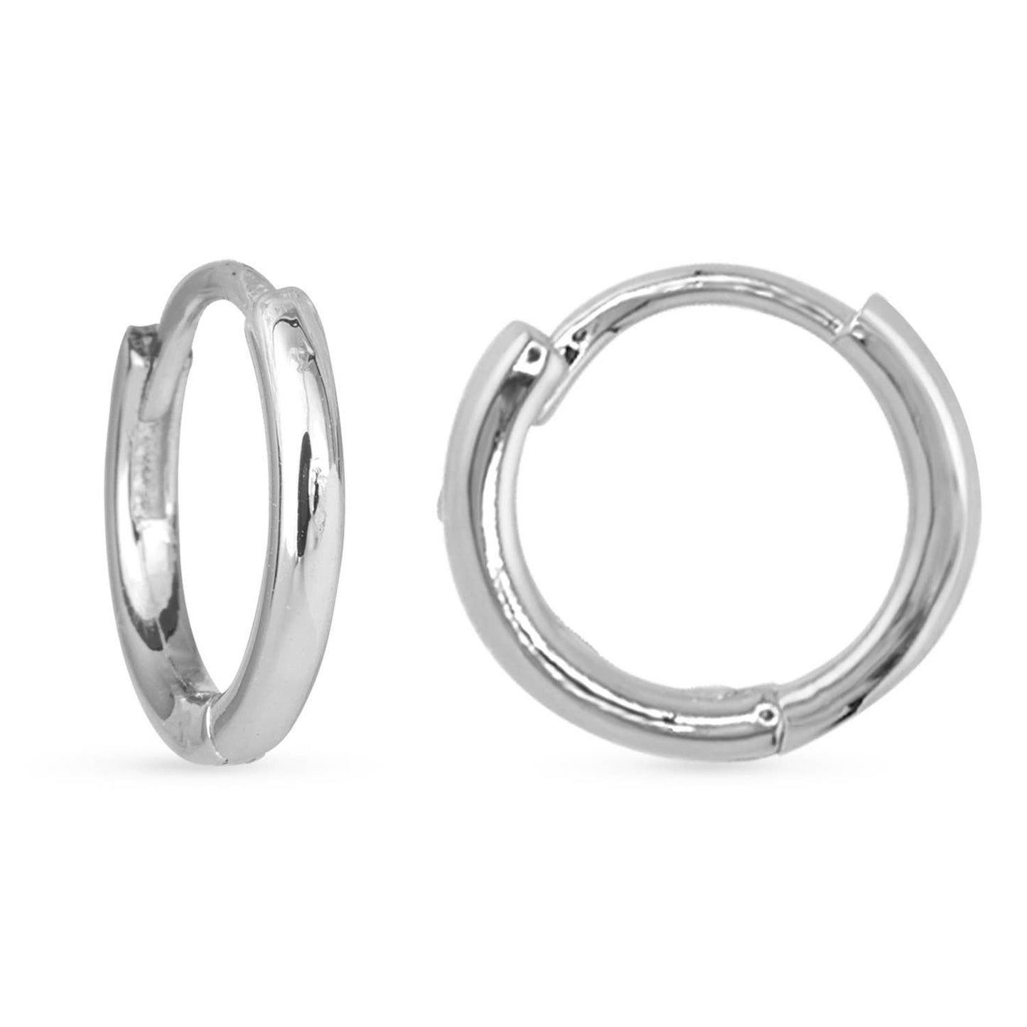 Add A Charm Hoop Earring - Silver - AMANDA BLU