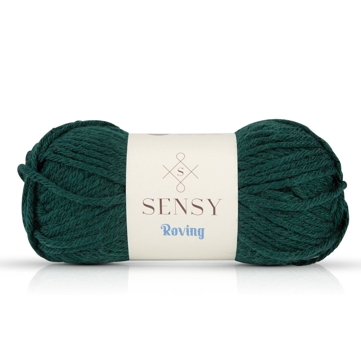 Sensy Roving Yarn, 3.5 oz, 132 Yards, Gauge 5 Bulky: Forest Green / 1 Skein