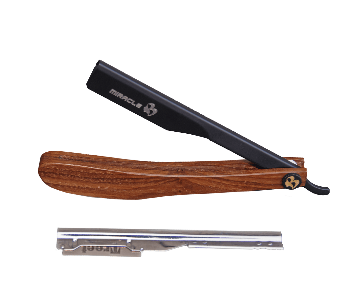 Straight Razor with Fine Wood Handle - Straight Edge Razor