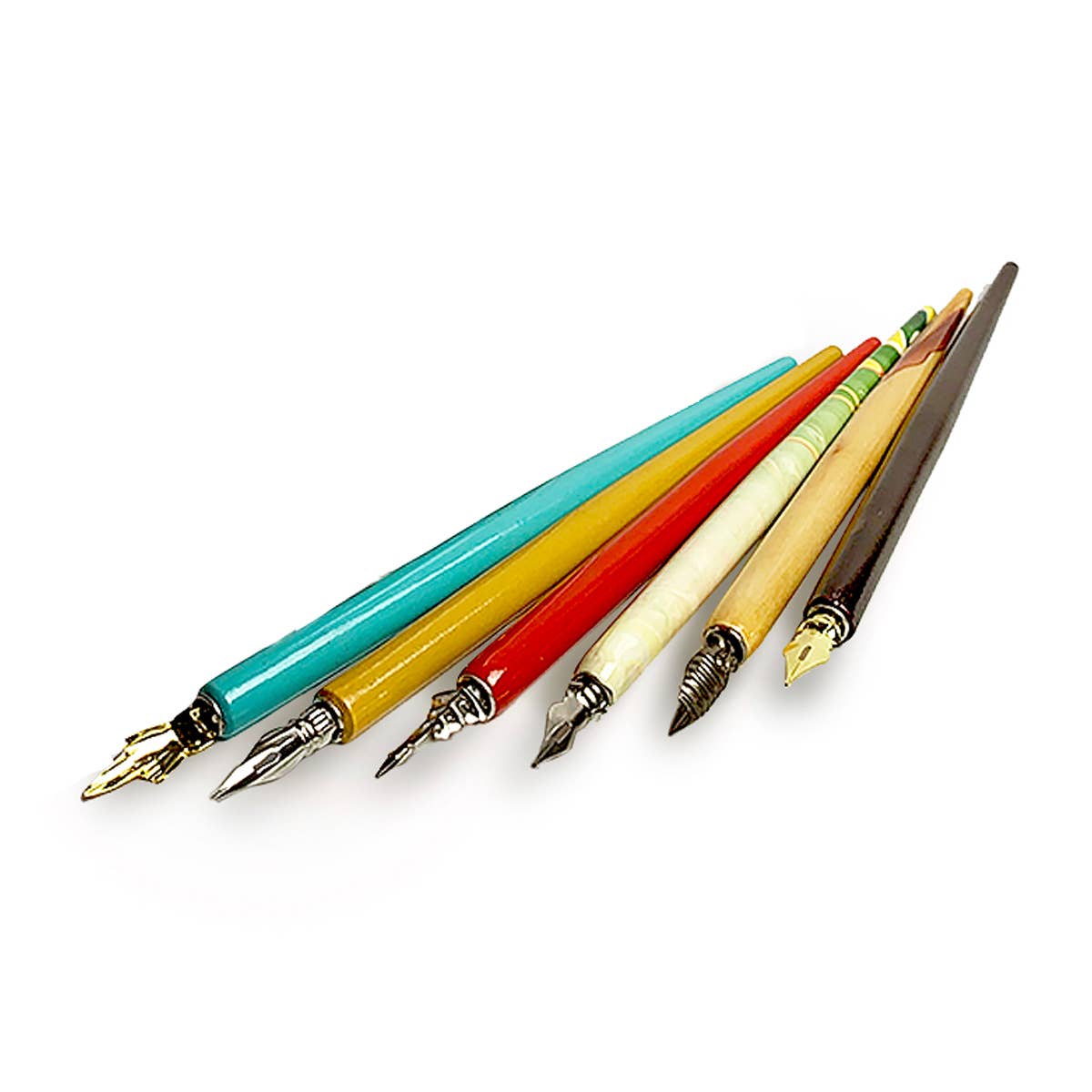 Calligraphy Dip Pens assorted: 6 Pens Only