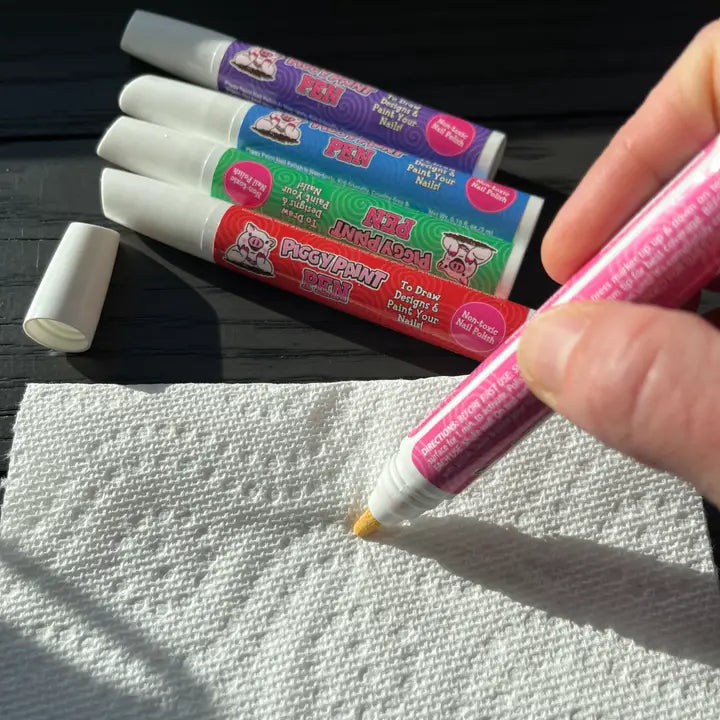 Piggy Nail Polish Pen - Assorted Colors