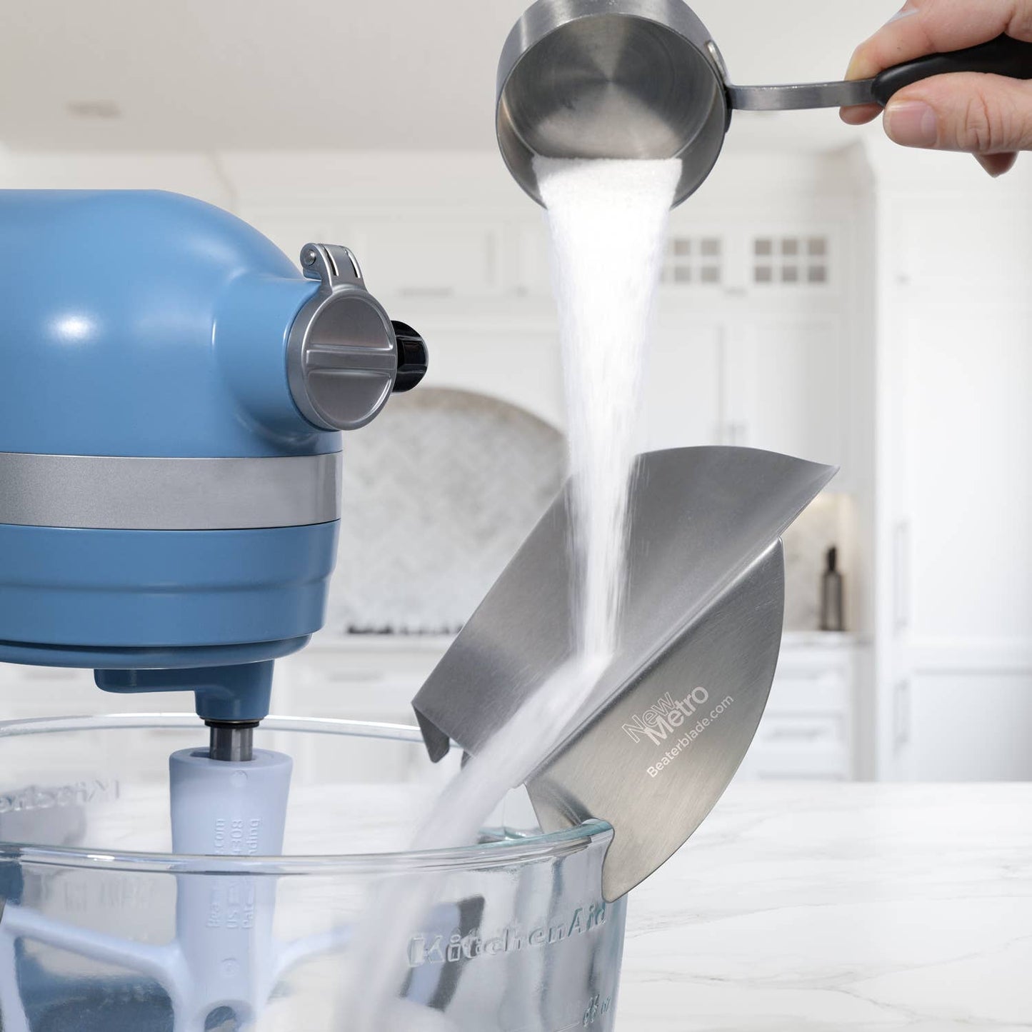 Pouring Chute Attachment for 5QT Glass Mixing Bowl