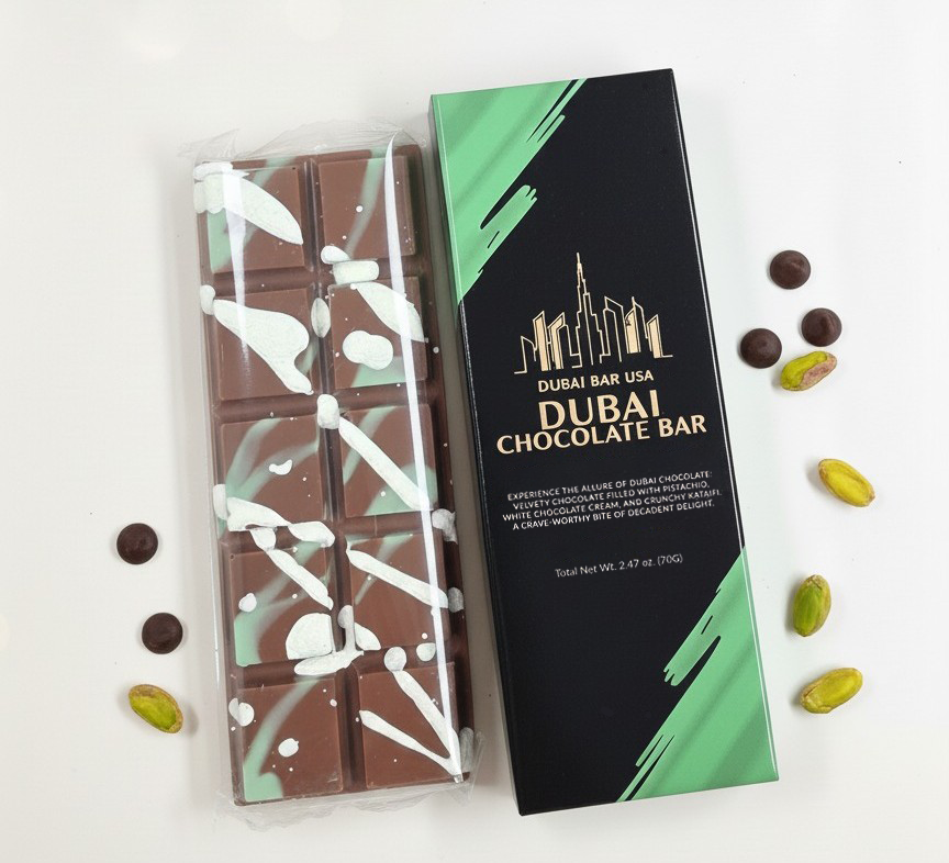 Dubai Bar – Pistachio (Case of 40)