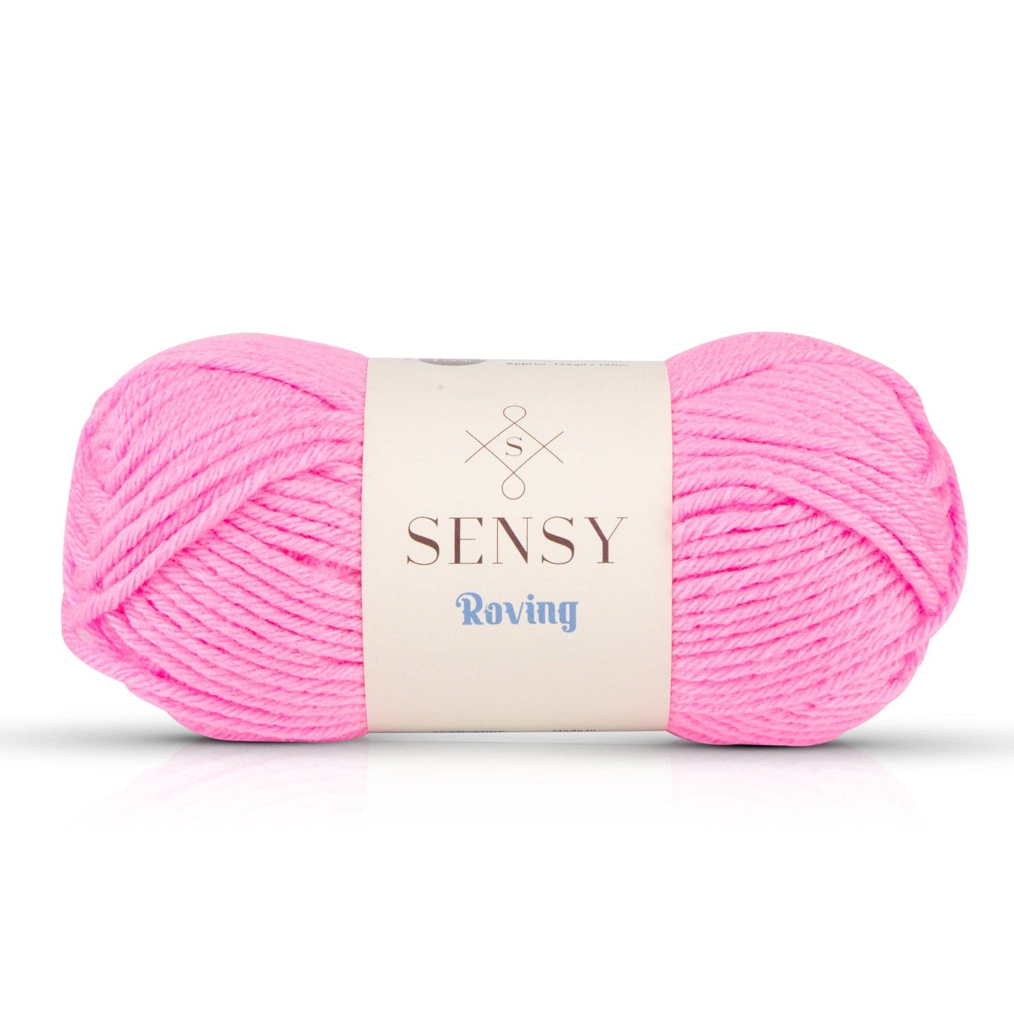 Sensy Roving Yarn, 3.5 oz, 132 Yards, Gauge 5 Bulky: Neon Pink / 1 Skein