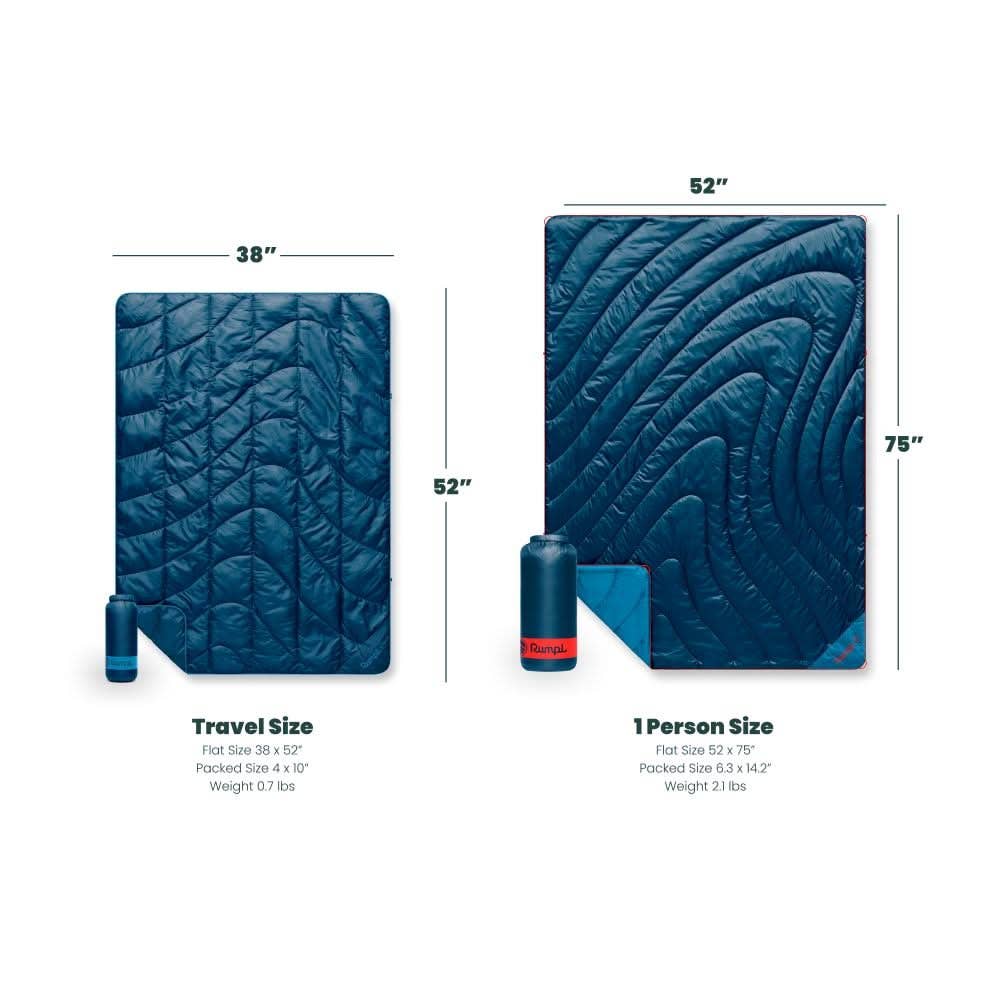 Travel Puffy Blanket - Sea Moss: Travel