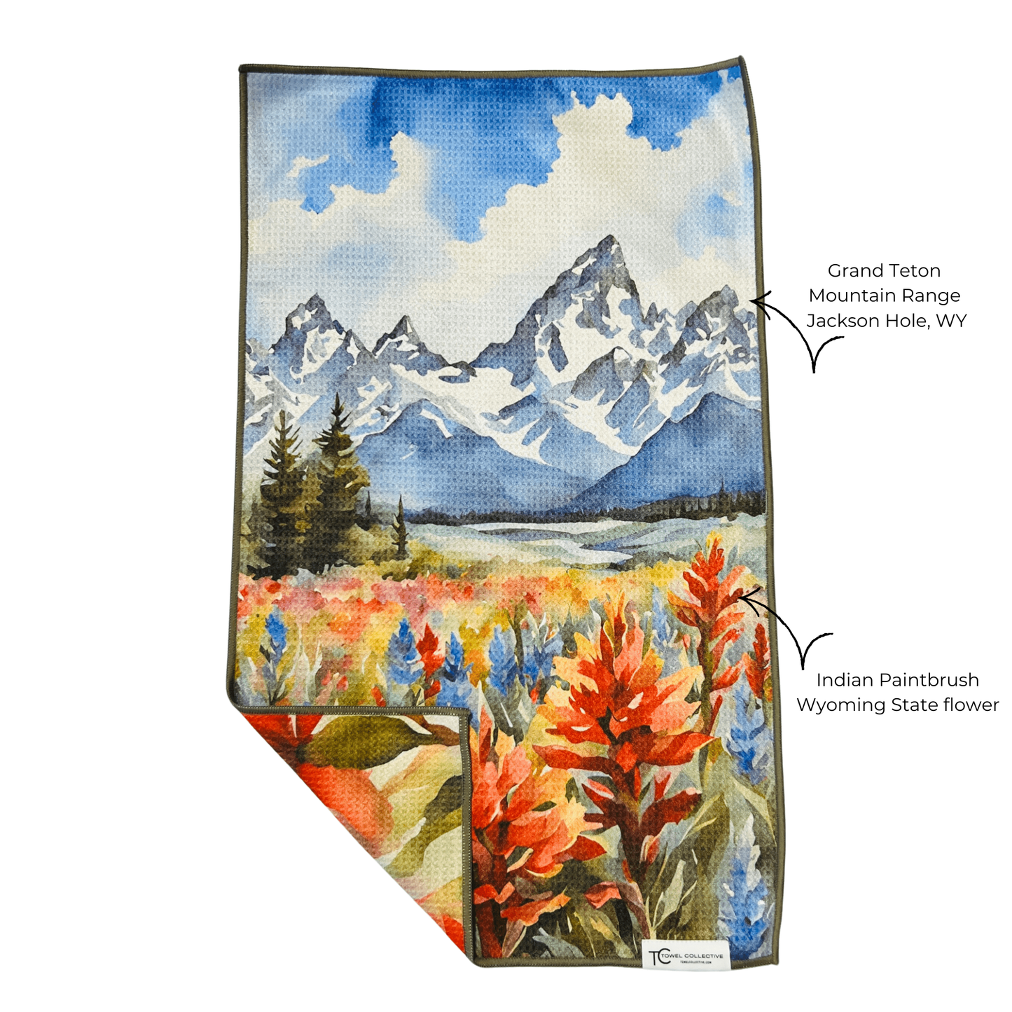 Grand Paintbrush | Waffle Weave Microfiber Towels Kitchen & Bath: Hand Towel