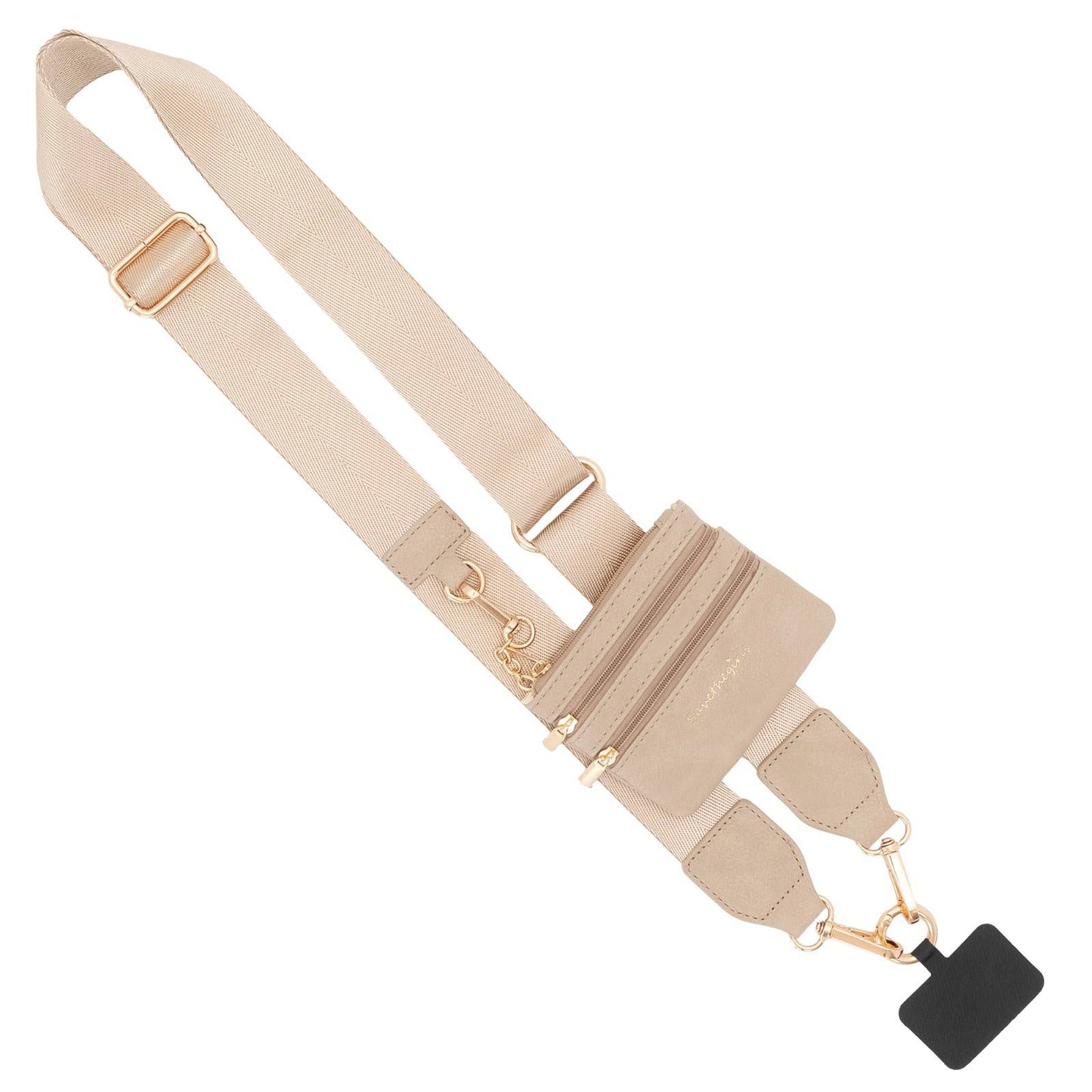 Clip & Go Phone Lanyard with Pouch - Neutral Collection: Navy