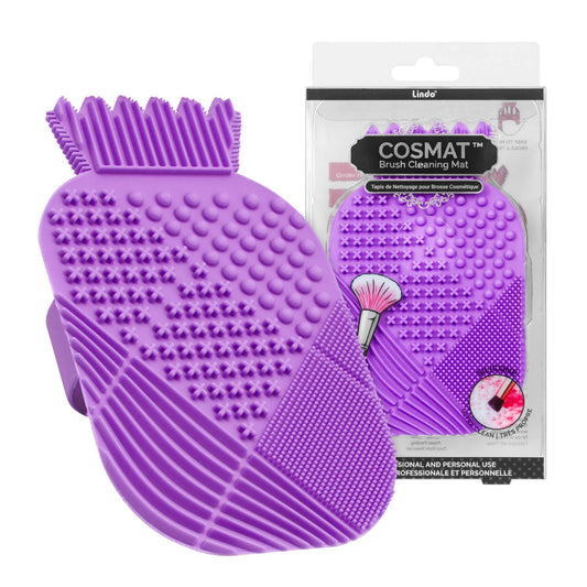 Lindo CosMat Brush Cleaning Pad: Purple