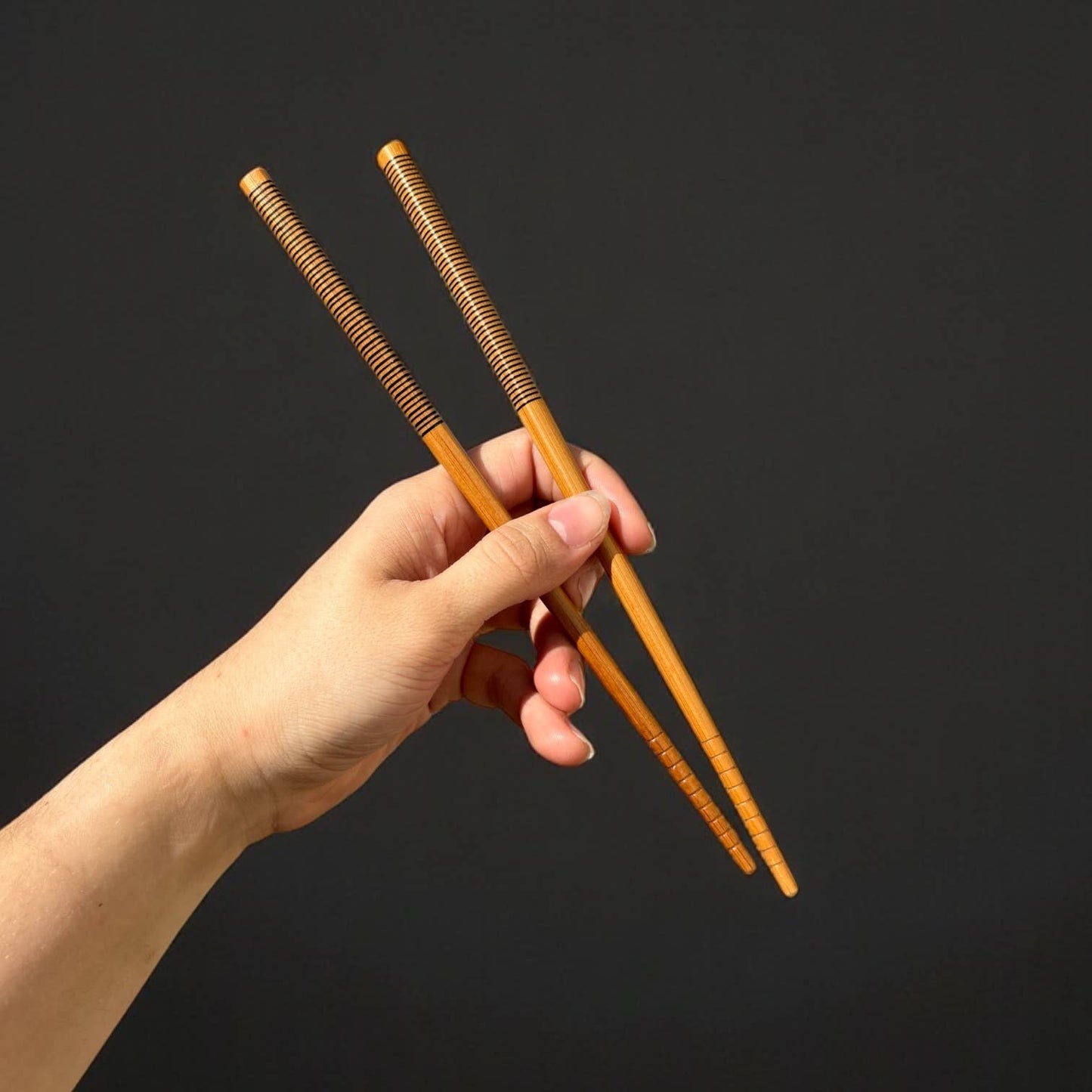 Bamboo Chopsticks - Set of 2 | Summer Bestseller: Red