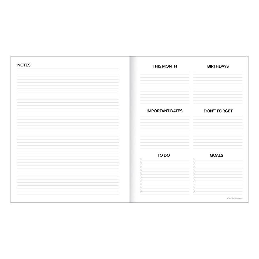 2027 Mountain Vista Medium Monthly Planner