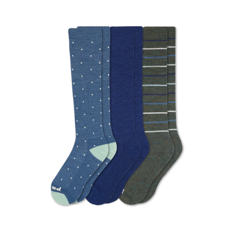 Women's Compression Socks: Medium / Large (US: 8.5 - 11.5+) ~ Assorted colors ~ Sold separately