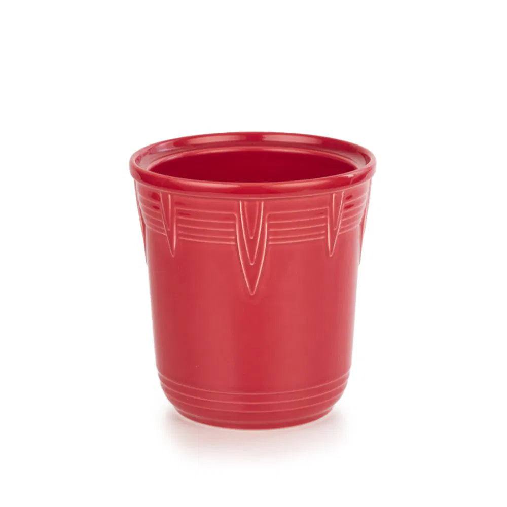 Fiesta 2 Qt. Chevron Utensil Crock | Scarlet