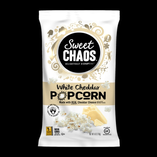 POPCORN WHITE CHEDDER 6OZ