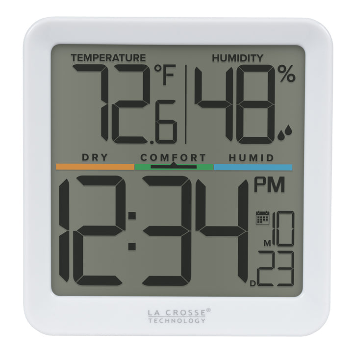 Digital Clock with Comfort Meter