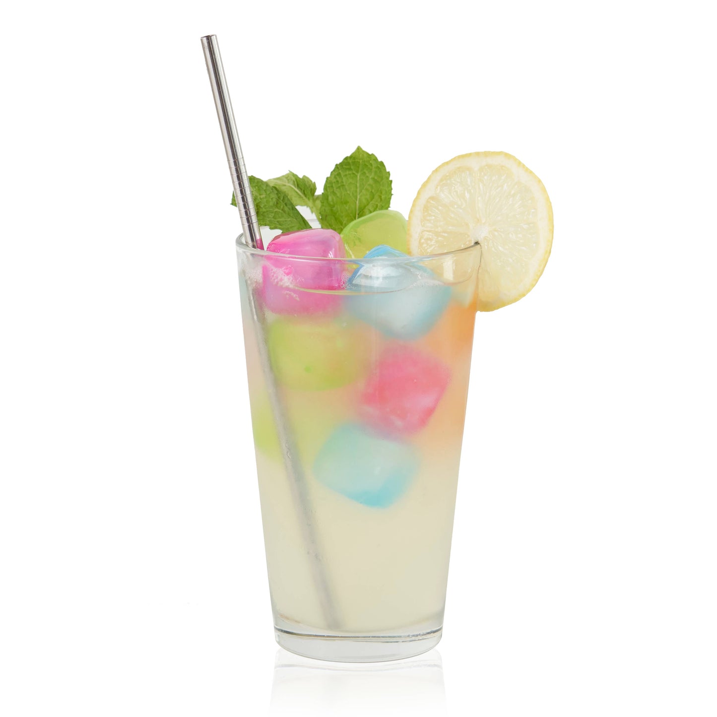 Chill™ Reusable Plastic Ice Cubes - Asst Colors - Pack of 16