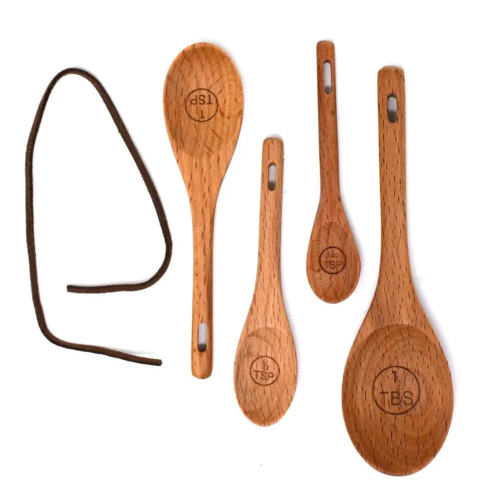 Beechwood Measuring Spoon - Set of 4