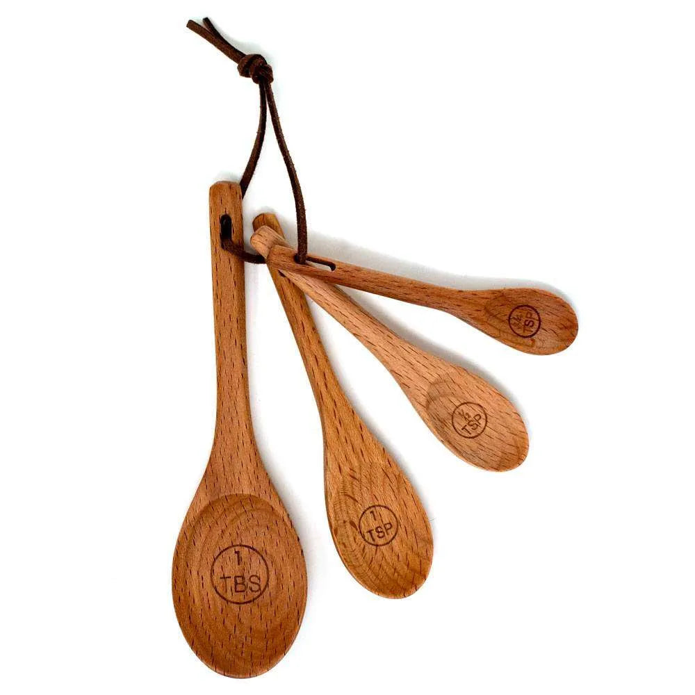 Beechwood Measuring Spoon - Set of 4