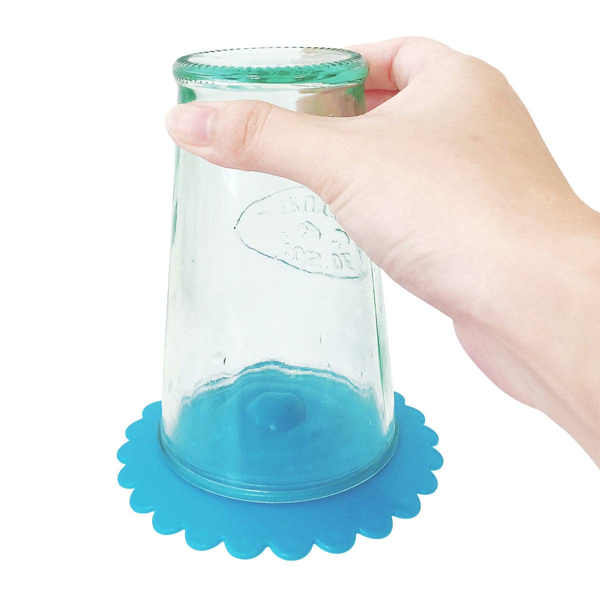 Wrapables Silicone Cup Lids, Anti-Dust Airtight Mug Covers for Hot and Cold Beverages (Set of 6): Cactus