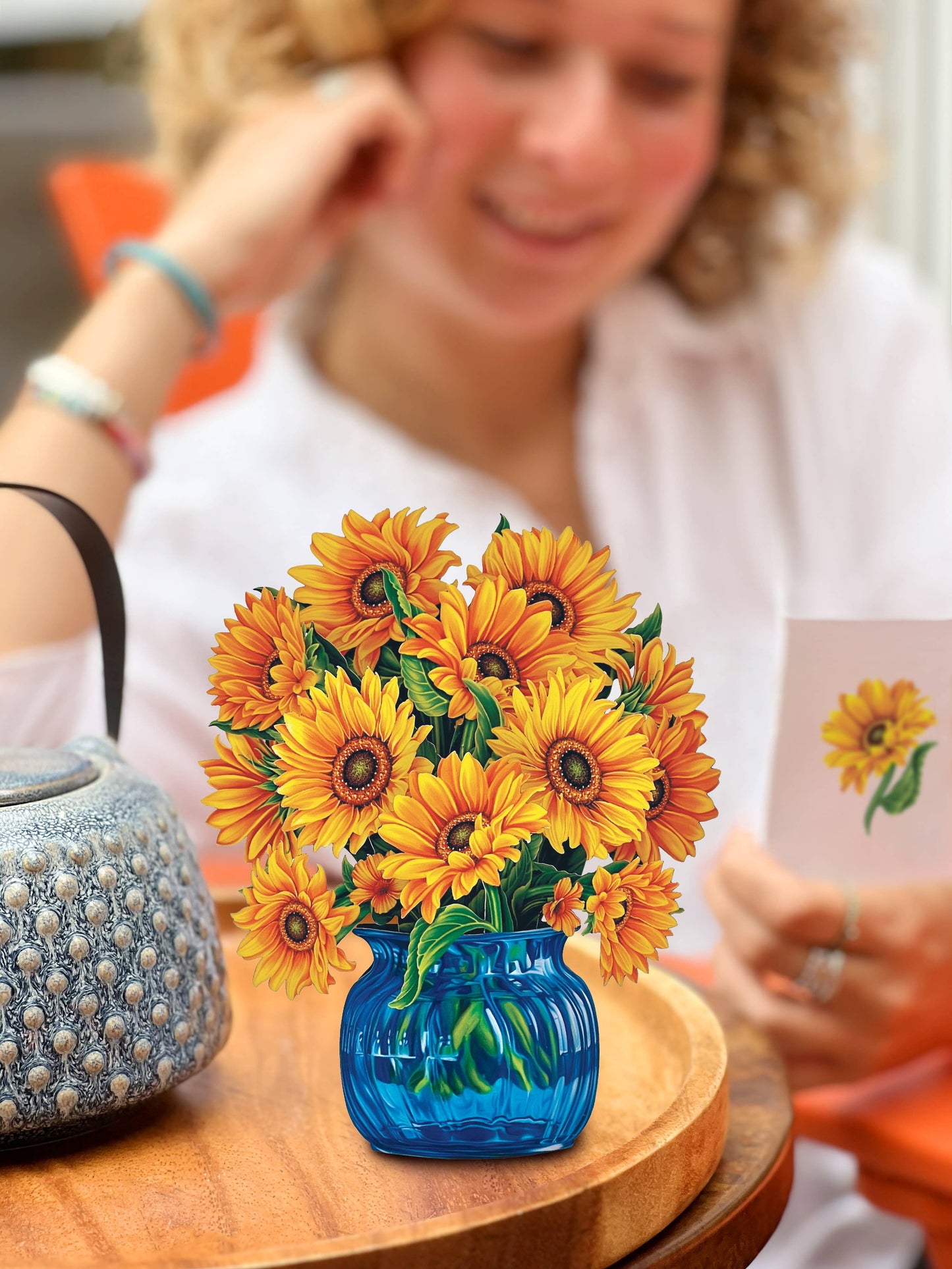 Mini Sunflowers (10 Pop-up Greeting Cards)