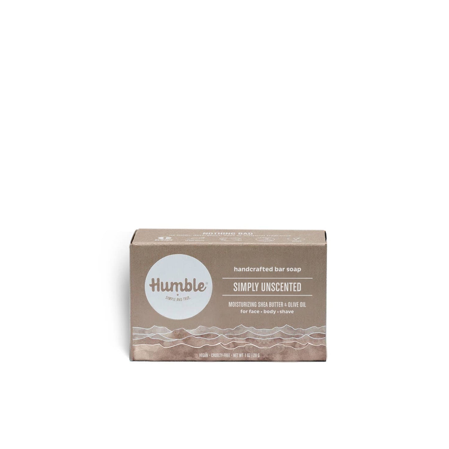Simply Unscented Travel Soap Bar