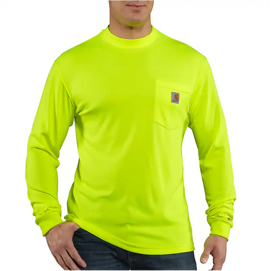 100494 323 Carhartt Men's Force Color Enhanced Long-Sleeve T-Shirt