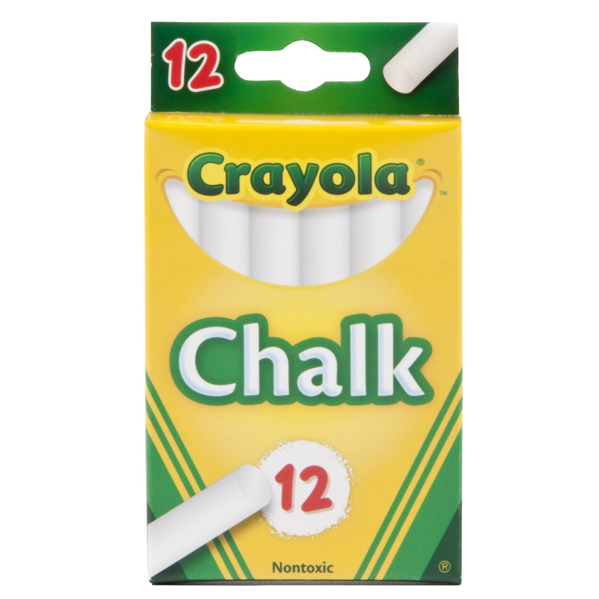 CHALK WHITE 12 STICKS