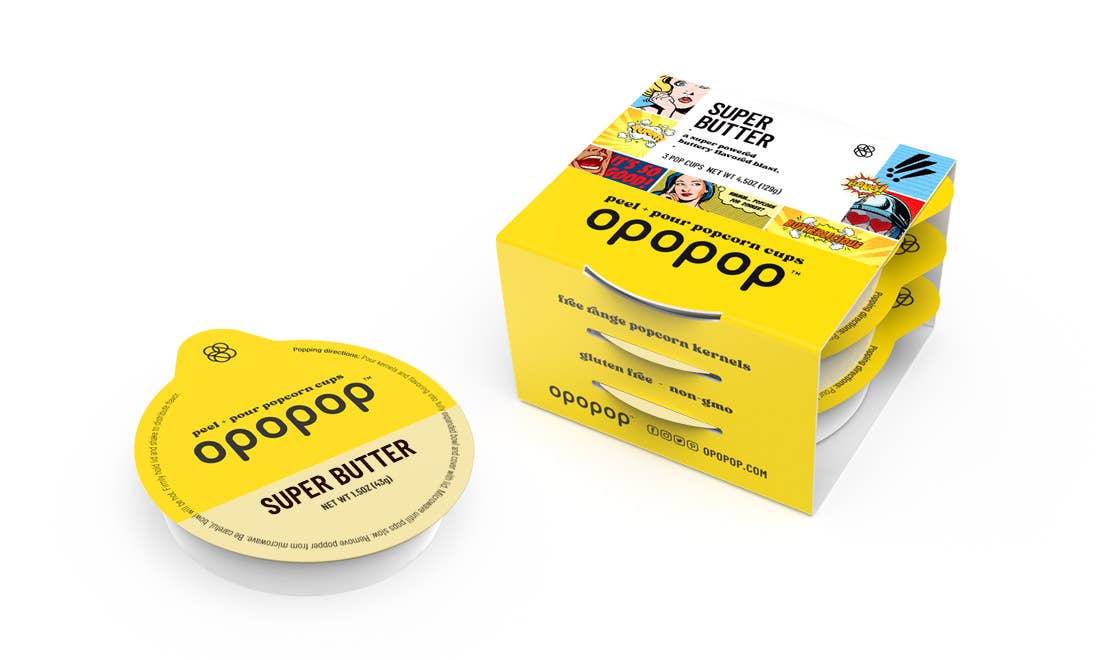 FG - 00256 Super Butter Pop Cups Popcorn Kernels