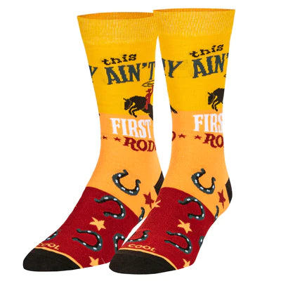 FIRST RODEO MENS COOL SOCKS