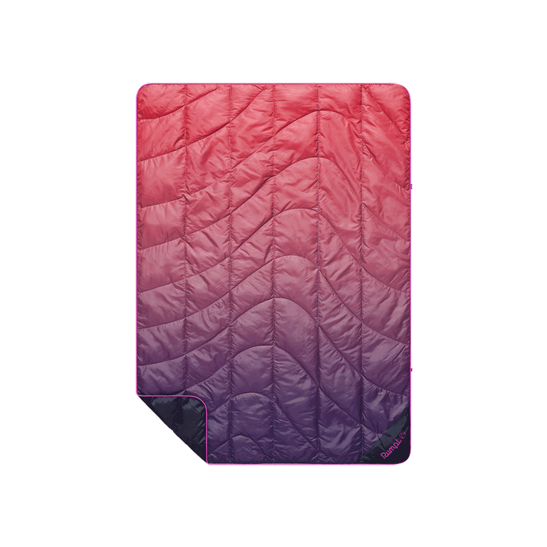 Travel Puffy Blanket - Berry Fade: Travel