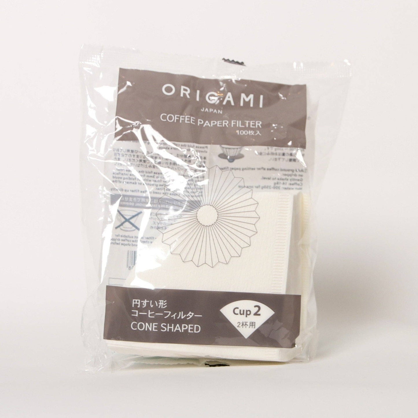 99300288 ORIGAMI Original Paper Filter: 2-4CUPS
