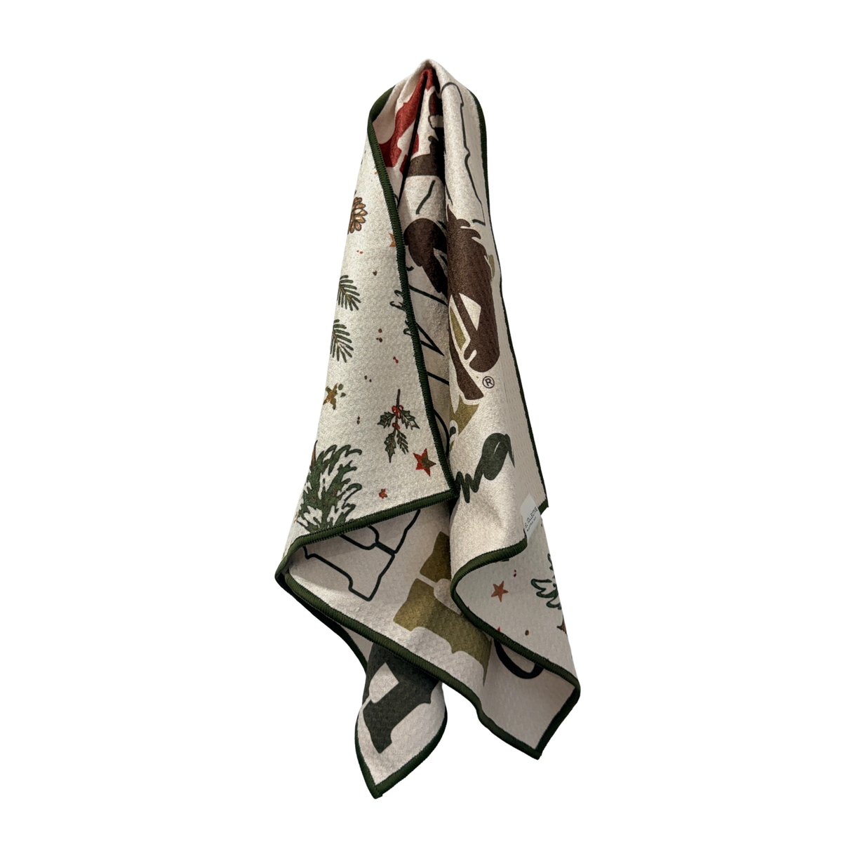 Howdy Santa | Waffle Weave Microfiber Towels Kitchen & Bath: Hand Towel