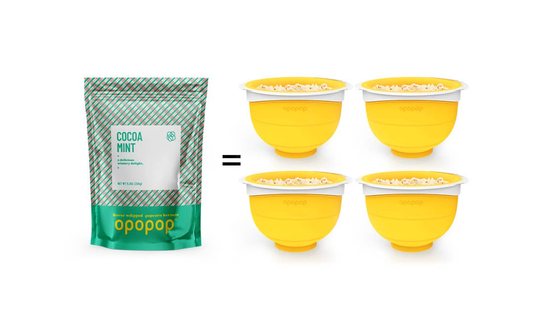 Cocoa Mint 320g Big Bags Popcorn Kernels Restock