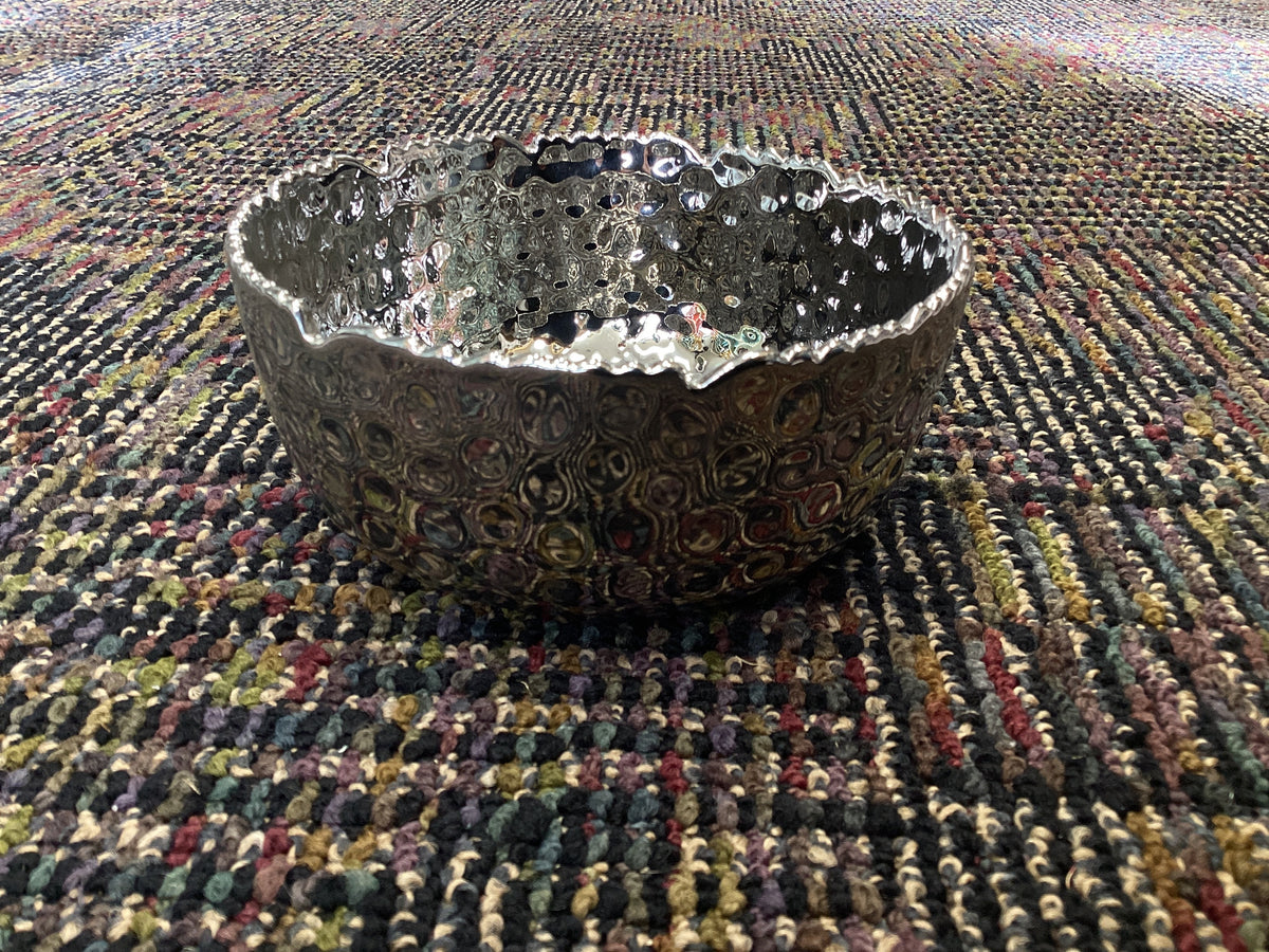 Medium Round Bowl - Silver