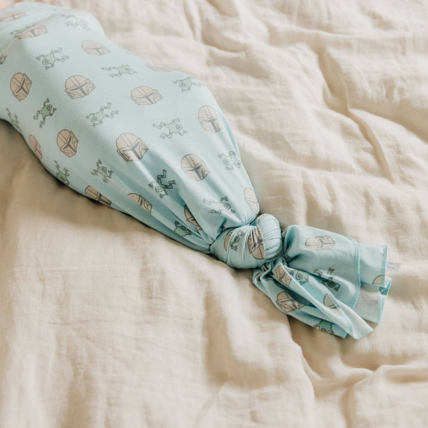 Knit Swaddle Blanket - Star Wars Mando Medley