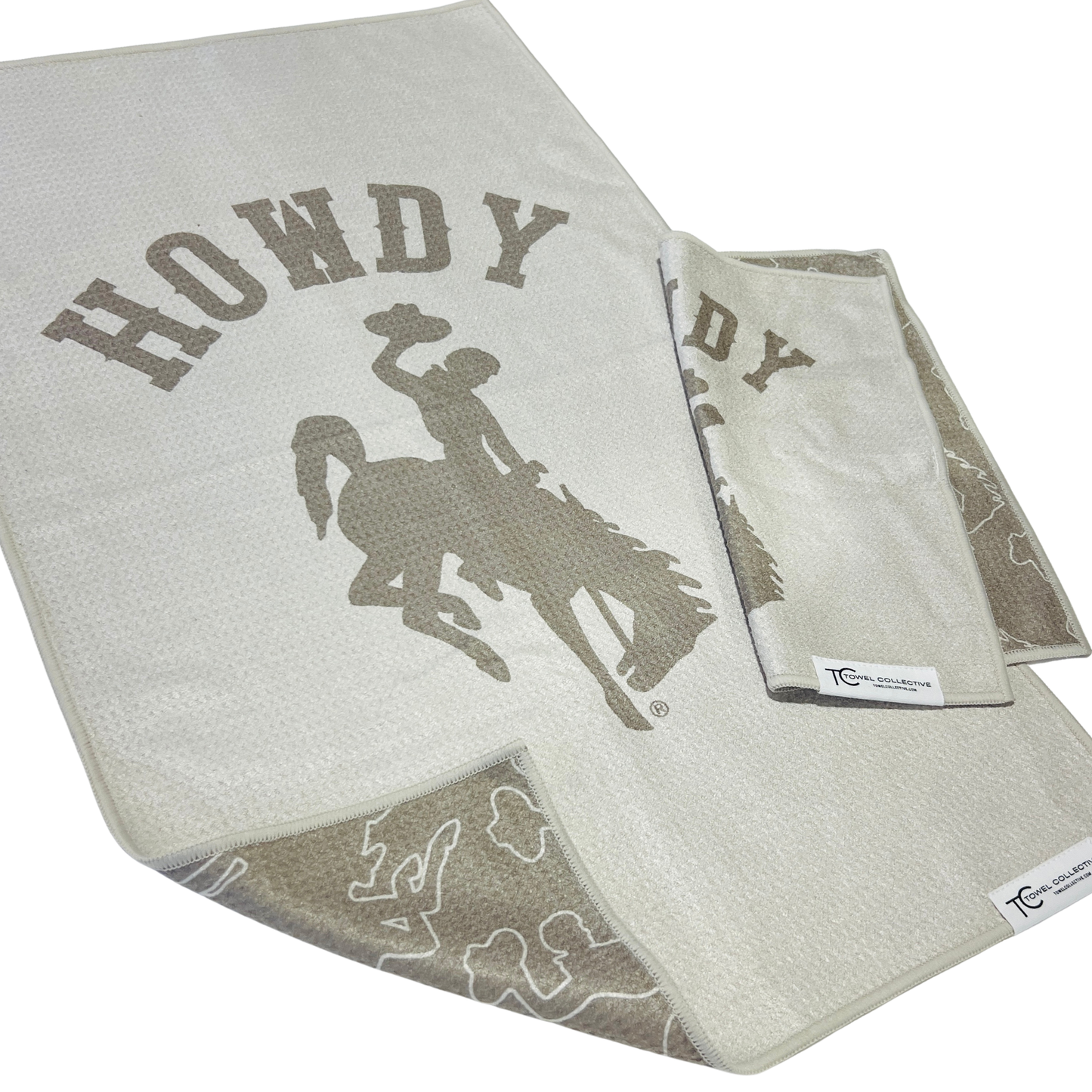 Howdy | Waffle Weave Microfiber Towels Kitchen & Bath: Hand Towel