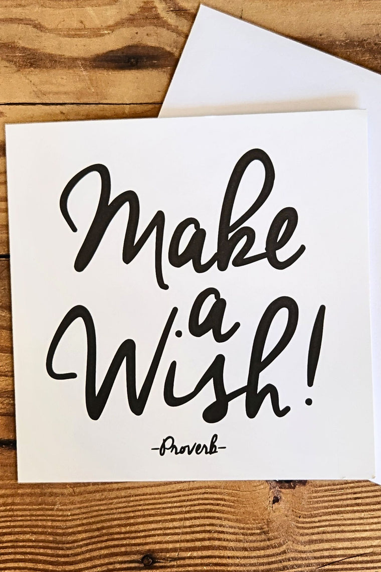 Cards - 291C- MAKE A WISH - BIRTHDAY - (Fitzgerald)