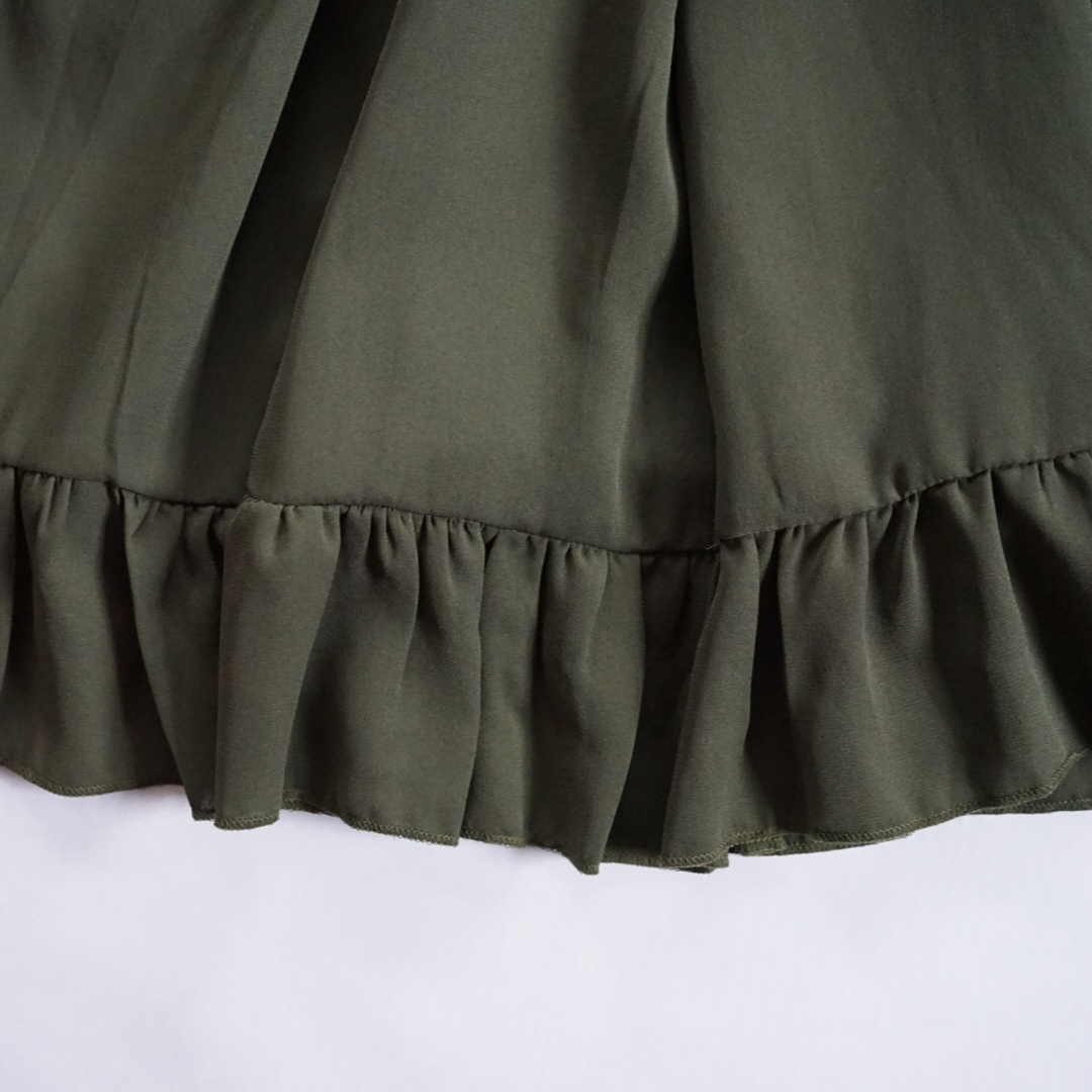 Dark Green Chiffon Dress - Women: Women's 2XL