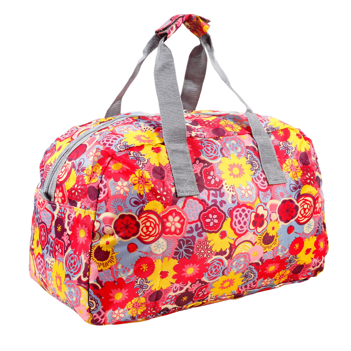Buena Foldable Duffle Bag: POPPY PANSY