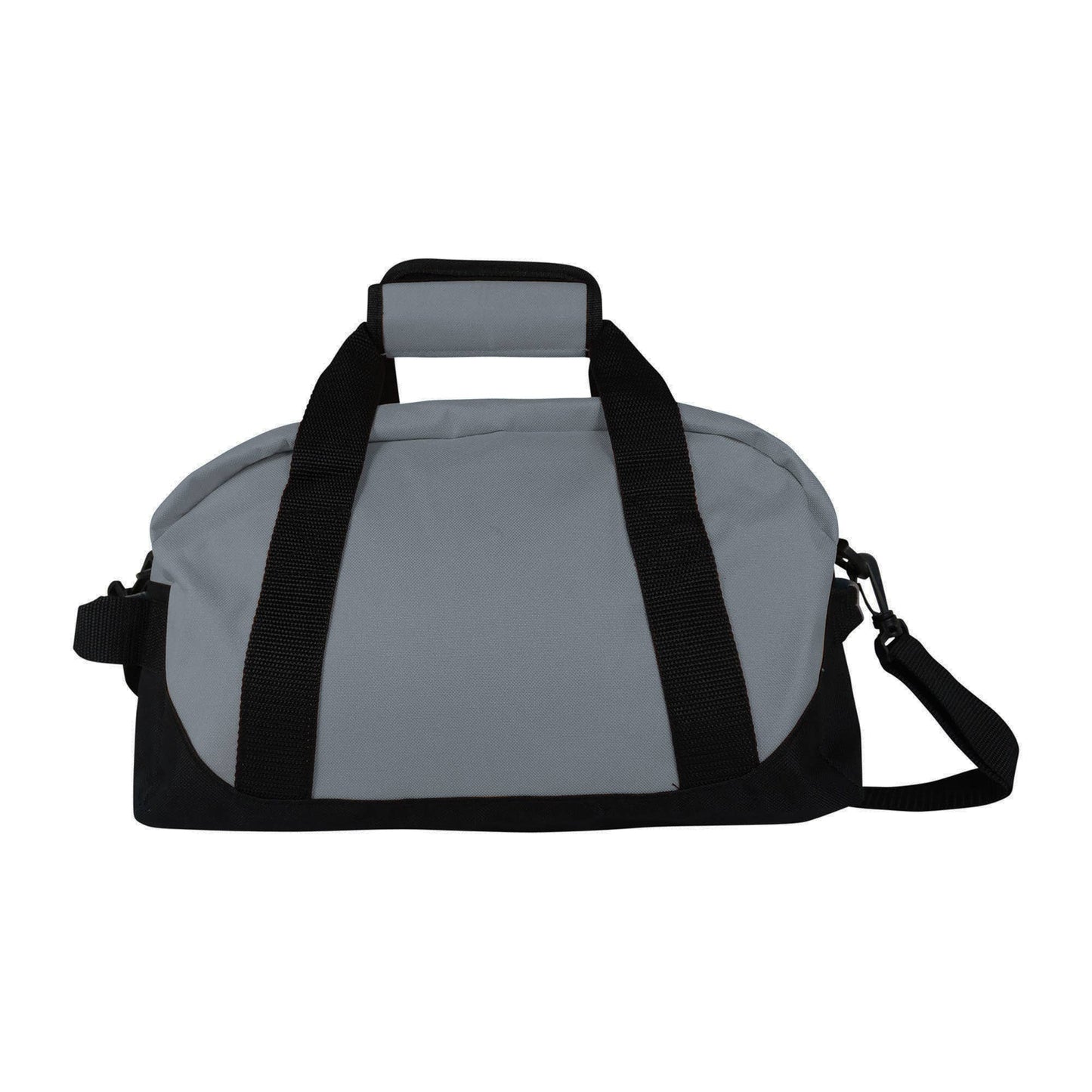 DALIX 14" Small Duffle Bag Two Toned Gym Travel Bag: Black