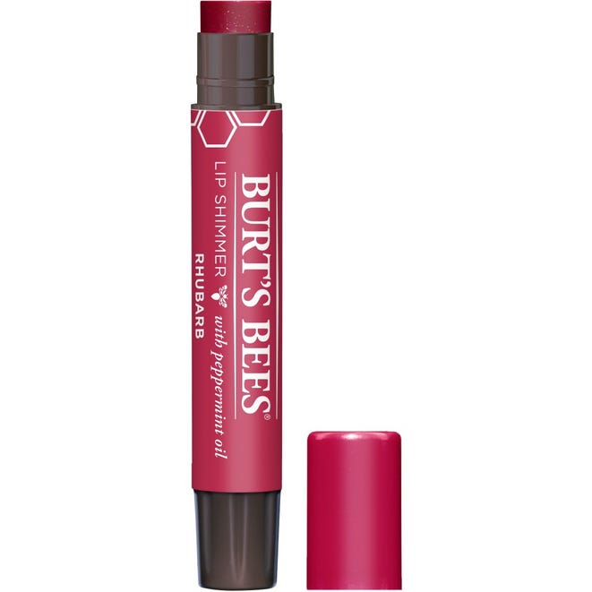 BURTS BEES LIP SHIMMER RHUBARB