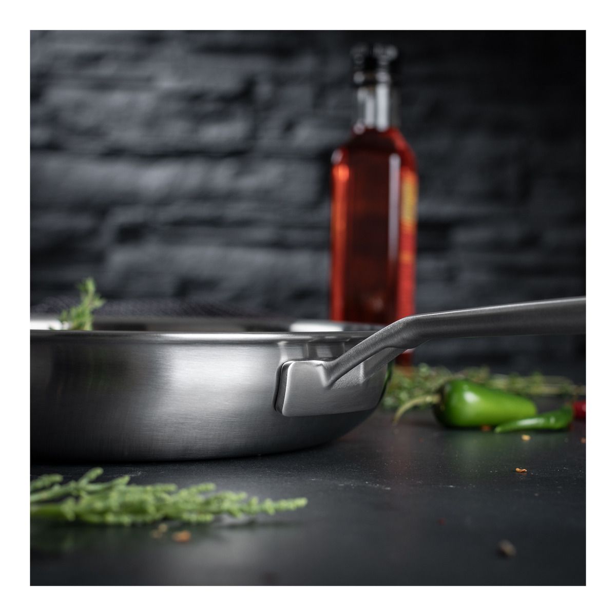 CULINARY FIVEPLY Frying Pan Uncoated Ø 28 cm