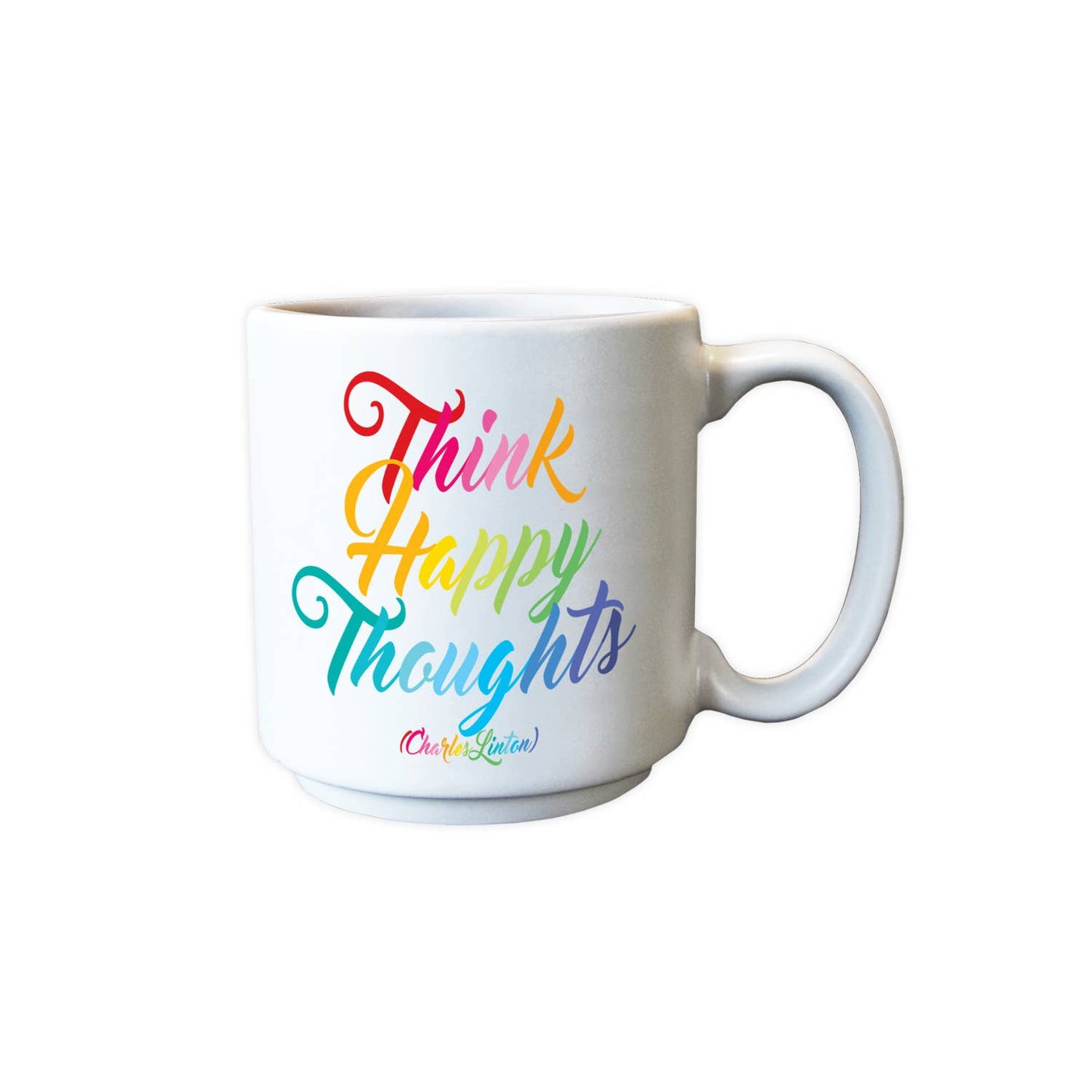 Mini Mugs - ED328 - Think Happy Thoughts (Charles Linton)