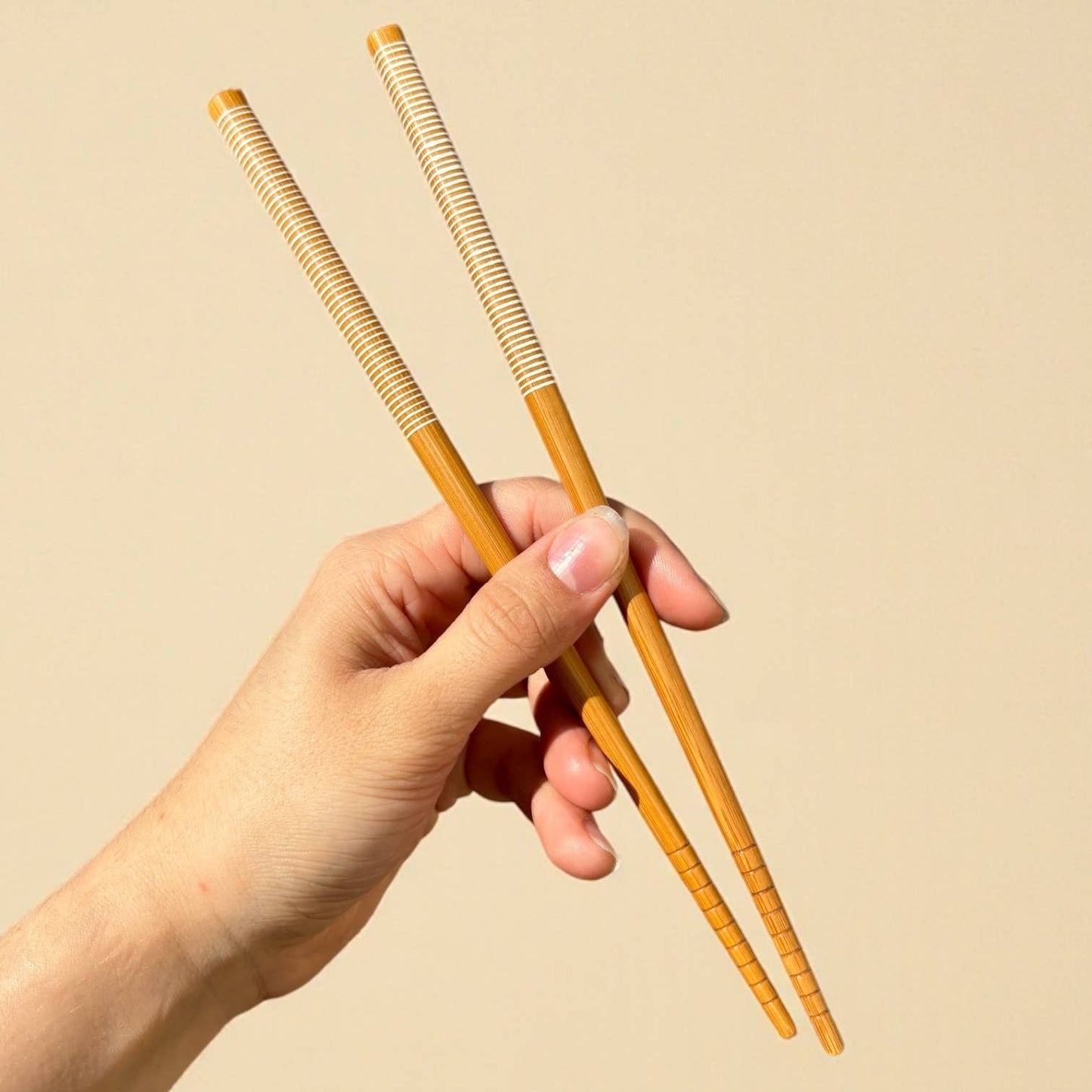 Bamboo Chopsticks - Set of 2 | Summer Bestseller: Black